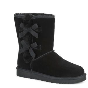EUC - Koolaburra by UGG (Girls) Bow Boots